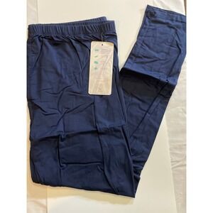 Homma Leggings Womens 3XL/4XL Navy NWT L112 Seamless Stretch High Rise